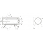 Concept H1WT SGW(L)x2 100 fekvő indirekt tároló 100 literes, 1 hőcserélős